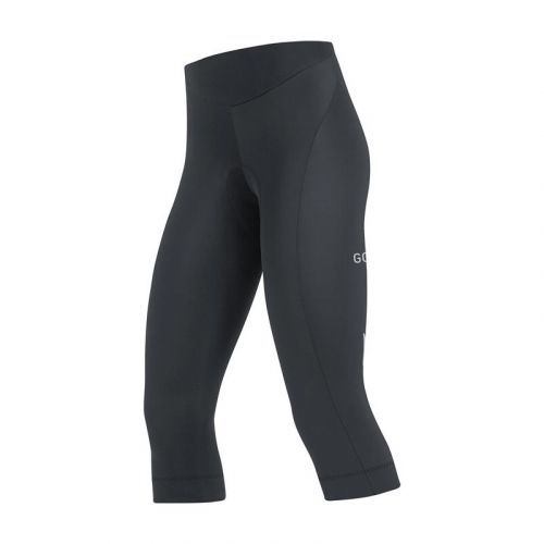 3/4 kalhoty Gore C3 Plus - dámské, elastické, pas, černá - velikost XS (34)