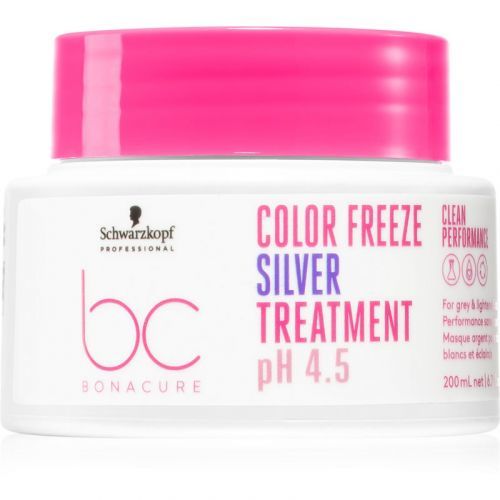 Schwarzkopf Professional BC Bonacure Color Freeze Silver maska neutralizující žluté tóny 200 ml