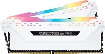 CORSAIR 16GB=2x8GB DDR4 2666MHz VENGEANCE RGB PRO WHITE s RGB LED CL16-18-18-35 1.35V XMP2.0 (RGB LED, 16GB=kit 2ks 8GB