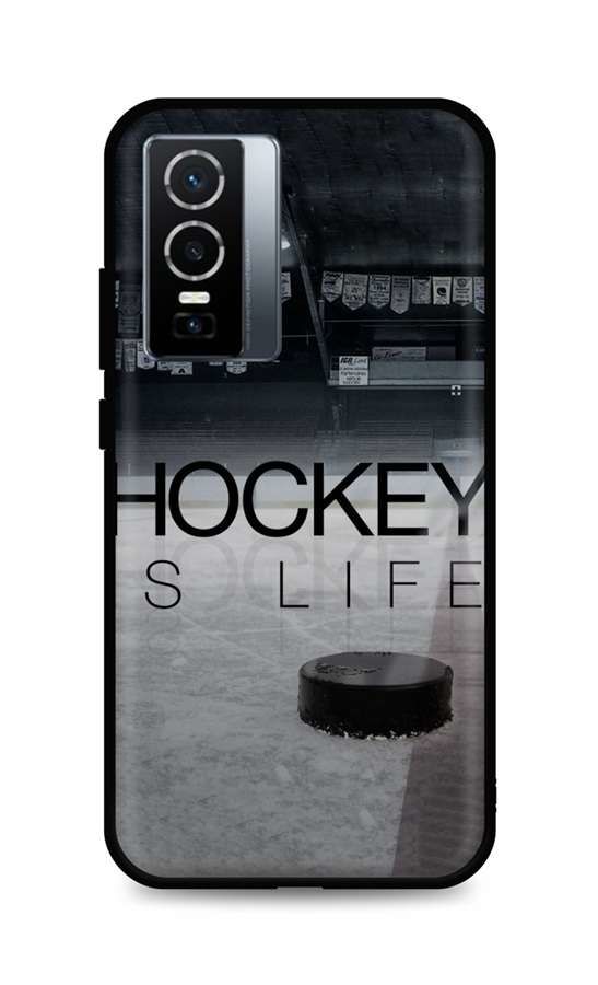 Kryt TopQ Vivo Y76 5G silikon Hockey Is Life 72598