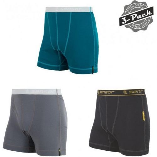 Trenky Sensor Double Face 3 Pack - pánské - velikost 2XL
