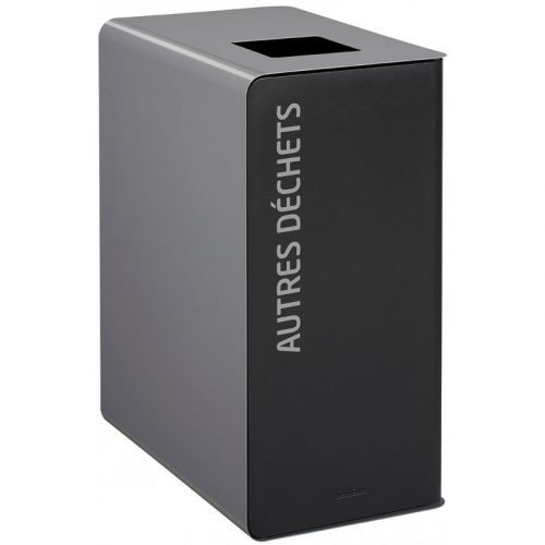 Rossignol SAS Koš na tříděný odpad - směsný odpad, Rossignol Cubatri 55420, 90 L, šedý