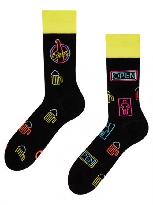 Veselé ponožky Dedoles Neonové pivo (GMRS1369) S