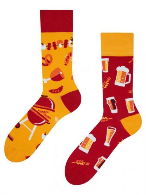 Veselé ponožky Dedoles Pivo a barbecue (GMRS1362) M
