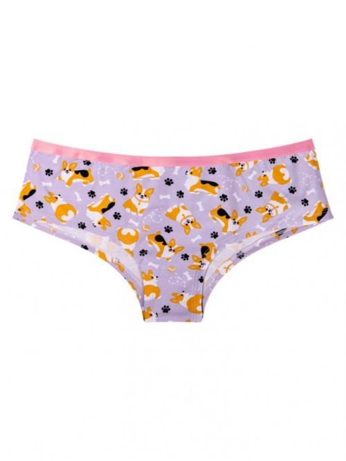 Veselé dámské kalhotky Dedoles Pes Corgi (D-W-UN-HB-C-C-241) XL