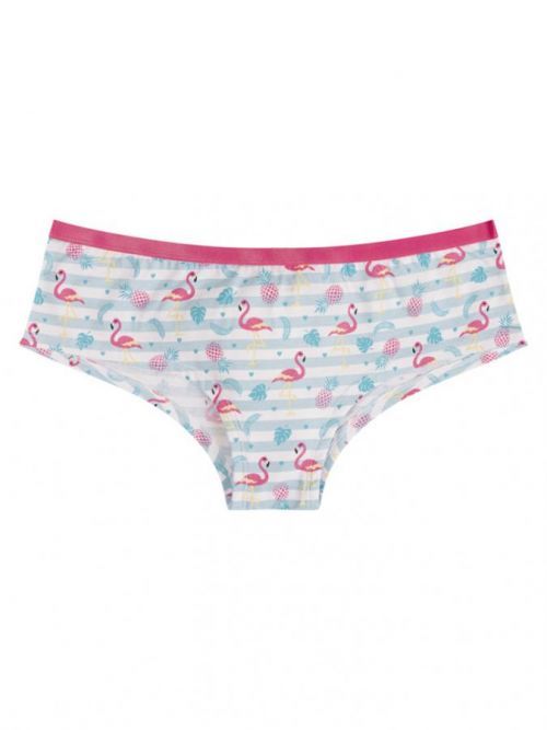 Veselé dámské kalhotky Dedoles Zamilovaní plameňáci (D-W-UN-HB-C-C-206) S