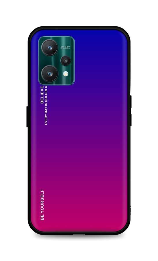 Kryt TopQ LUXURY Realme 9 Pro pevný duhový fialový 73240
