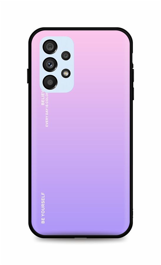 Kryt TopQ LUXURY Samsung A53 5G pevný duhový růžový 73100