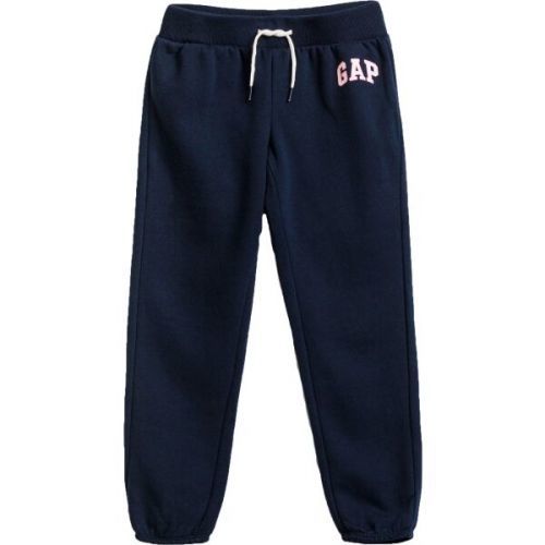 GAP V-LOGO JOGGER Dívčí tepláky, tmavě modrá, velikost XS