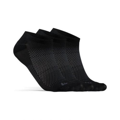 Ponožky Craft CORE Dry Footies 3-pack - černá - velikost 34-36