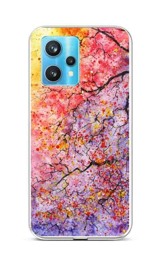 Kryt TopQ Realme 9 Pro+ silikon Abstract Tree 73211