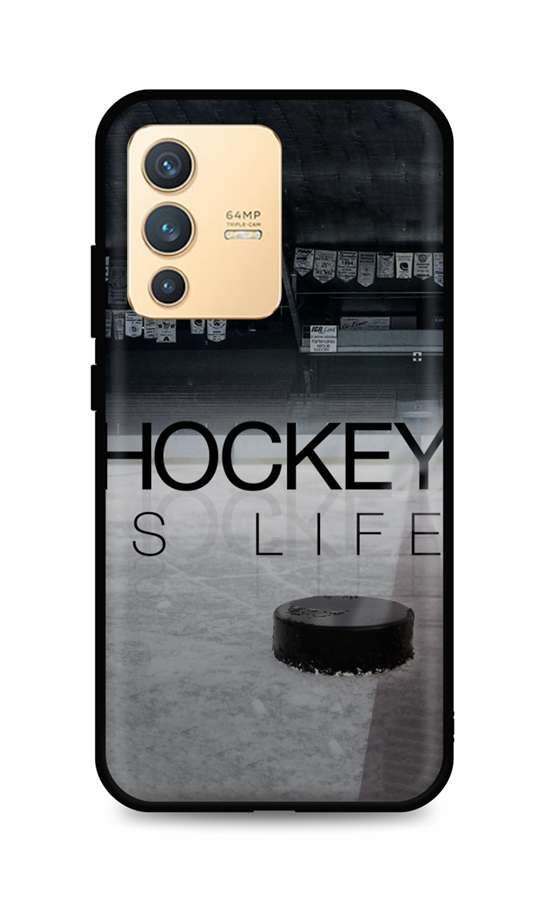 Kryt TopQ Vivo V23 5G silikon Hockey Is Life 72754