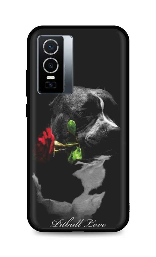 Kryt TopQ Vivo Y76 5G silikon Pitbull Love 72652