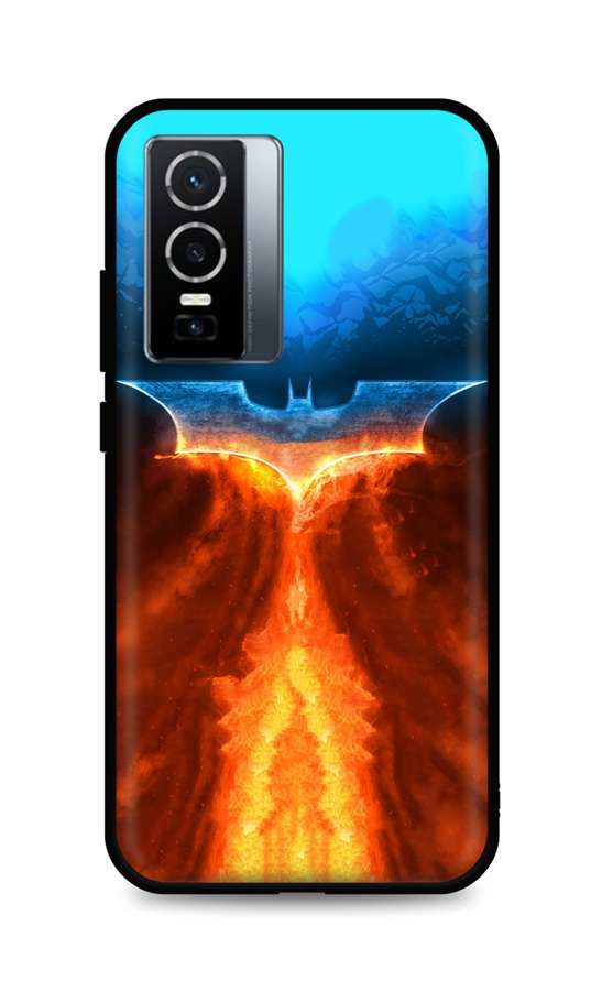 Kryt TopQ Vivo Y76 5G silikon Fiery Batman 72638