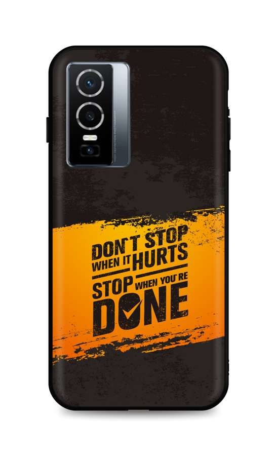 Kryt TopQ Vivo Y76 5G silikon Don't Stop 72574