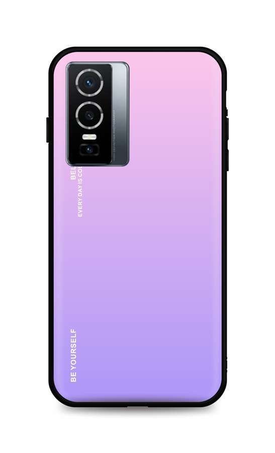 Kryt TopQ LUXURY Vivo Y76 5G pevný duhový růžový 72293