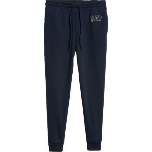 GAP V-HERITAGE LOGO JOGGER Pánské tepláky, tmavě modrá, velikost M