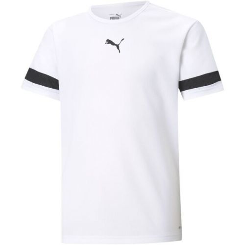 Puma TEAMRISE JERSEY JR Dětské fotbalové triko, bílá, velikost 116