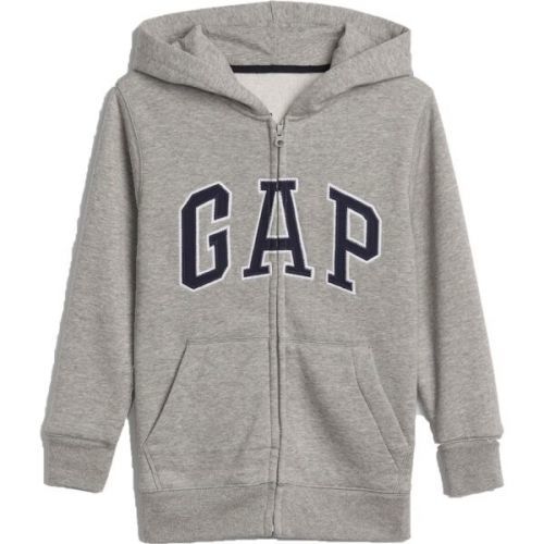 GAP V-NEW FZ GAP ARCH HOOD Chlapecká mikina, šedá, velikost L
