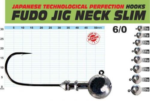 FUDO JIG PROFI Slim s nálitkem 6/0 balení 3ks 25g