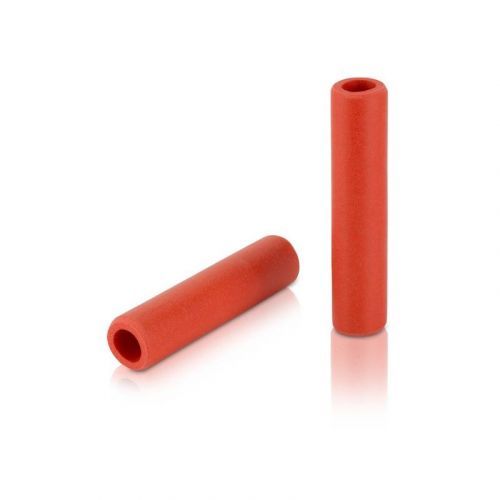 Gripy XLC GR-S31 - silikonové, 130 mm, červená