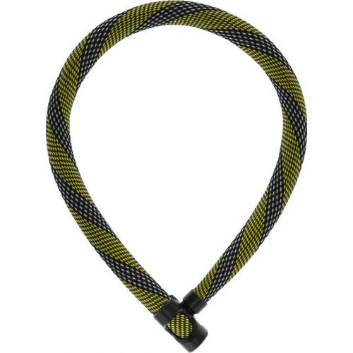 Zámek Abus IvyTex 7210/85 - řetězový, na klíč, racing yellow