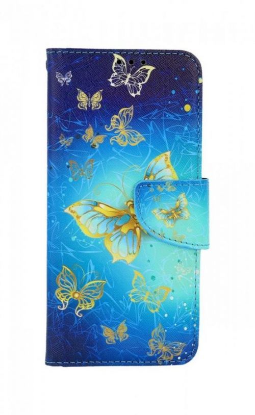 Pouzdro TopQ Xiaomi Redmi Note 11 knížkové Obloha s motýlky 73631