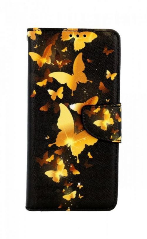 Pouzdro TopQ Samsung A13 knížkové Luxusní motýlci 73492