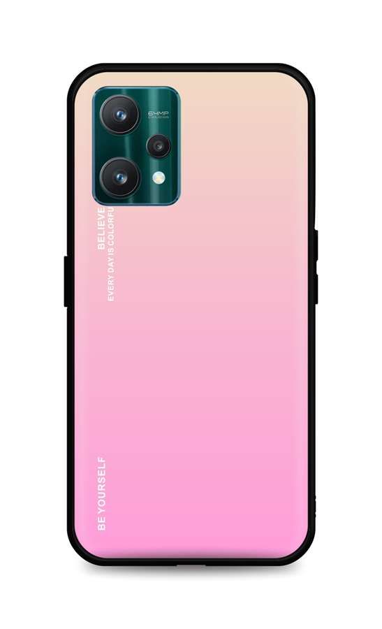 Kryt TopQ LUXURY Realme 9 Pro pevný duhový meruňkový 73235