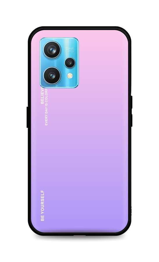 Kryt TopQ LUXURY Realme 9 Pro+ pevný duhový růžový 73124