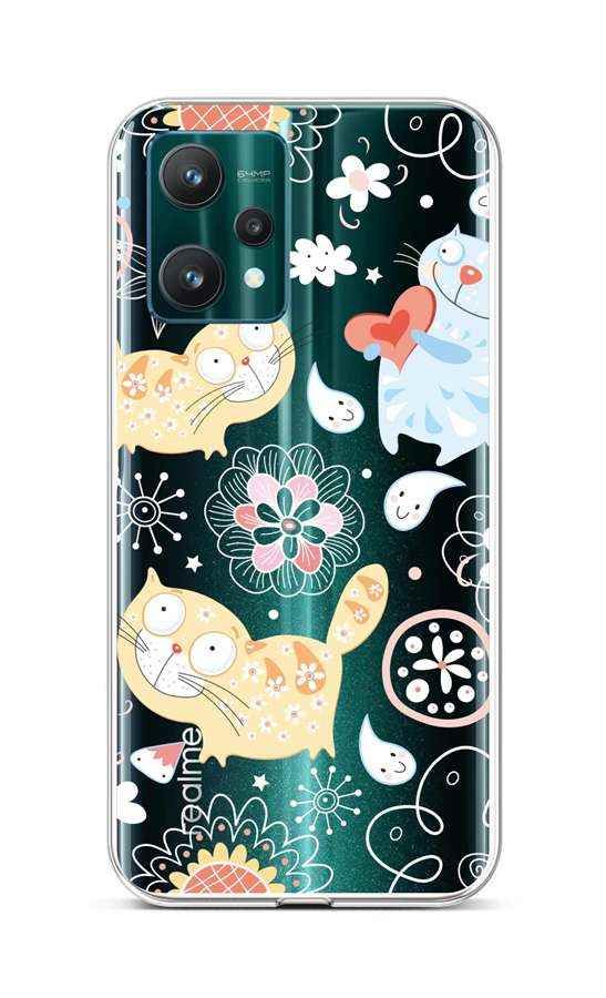 Kryt TopQ Realme 9 Pro silikon Happy Cats 73093