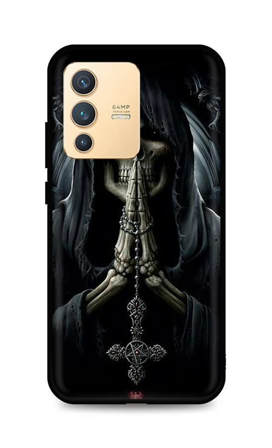 Kryt TopQ Vivo V23 5G silikon Grim Reaper 72738