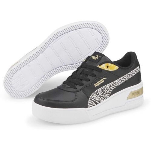 Puma SKYE WEDGE SAFARI Dámská volnočasová obuv, černá, velikost 37.5