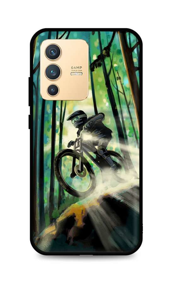 Kryt TopQ Vivo V23 5G silikon Mountain Bike 72761