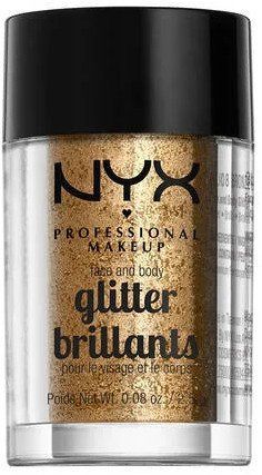 NYX Professional Makeup Face & Body Glitter třpytky na obličej i tělo - Bronze 2.5 g