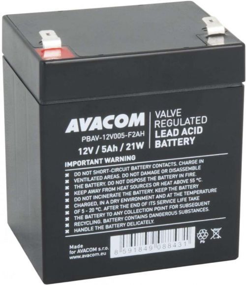 AVACOM baterie 12V 5Ah F2 HighRate (PBAV-12V005-F2AH) (PBAV-12V005-F2AH)