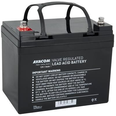 AVACOM baterie 12V 34Ah M6 DeepCycle (PBAV-12V034-M6AD) (PBAV-12V034-M6AD)