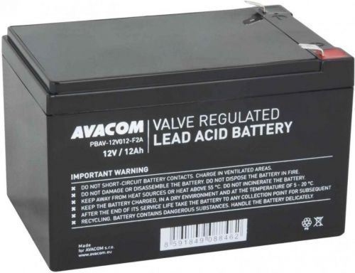 AVACOM baterie 12V 12Ah F2 (PBAV-12V012-F2A) (PBAV-12V012-F2A)