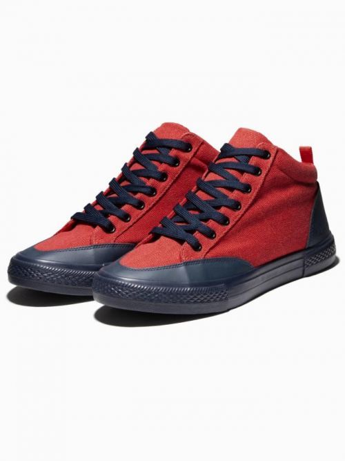 Pánské sneakers boty - červená T377