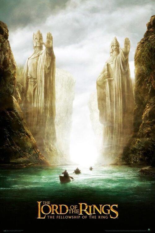 GRUPO ERIK Plakát, Obraz - Pán Prstenů  Argonath, (61 x 91.5 cm)