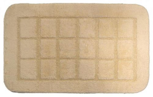 RIDDER DELHI Koupelnová předložka 50x80 cm s protiskluzem, 100% polyester, béžová 1712311