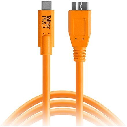 Tether Tools TetherPro USB-C na 3.0 Micro-B 4,6 m oranžový