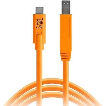 Tether Tools TetherPro USB-C na 3.0 USB-B 4,6 m oranžový