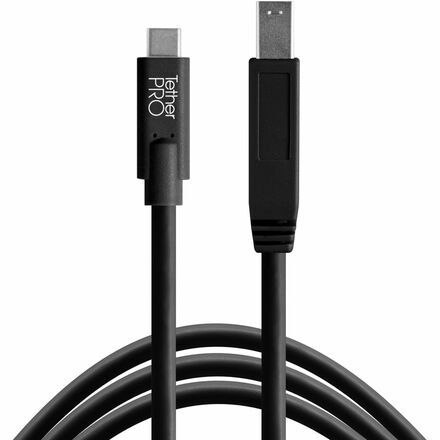 Tether Tools TetherPro USB-C na 3.0 USB-B 4,6 m černý