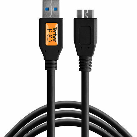 Tether Tools TetherPro USB 3.0 na Micro-B 4,6 m černý