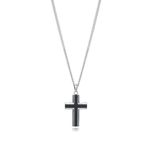 Viceroy Stylový pánský náhrdelník s křížkem Magnum 75299C01010