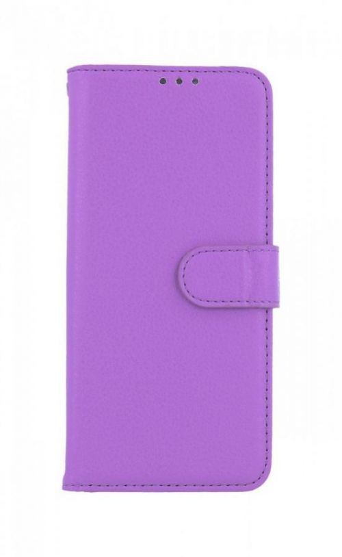 Pouzdro TopQ Xiaomi Redmi Note 11 knížkové fialové s přezkou 73690