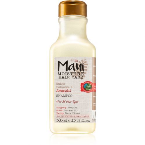 Maui Moisture Shine Amplifying + Awapuhi šampon pro lesk a hebkost vlasů 385 ml
