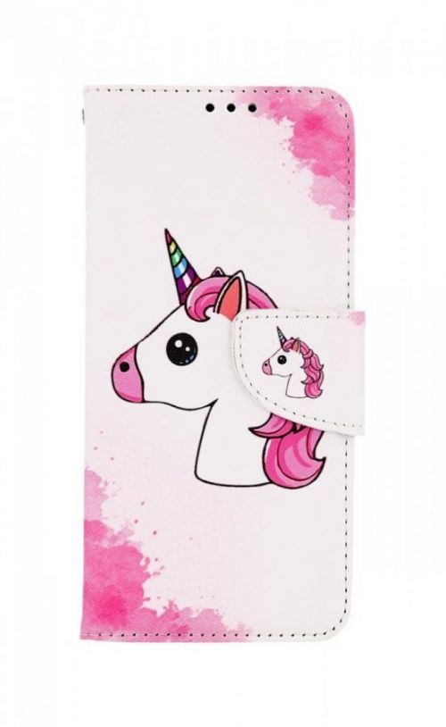 Pouzdro TopQ Xiaomi Redmi Note 11 knížkové Jednorožec 73620