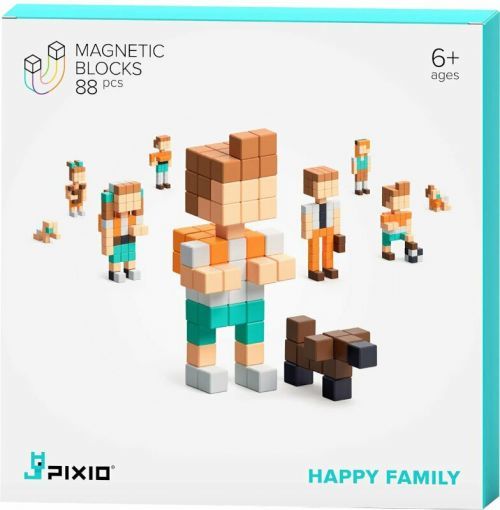 Pixio Magnetická stavebnice Happy Family